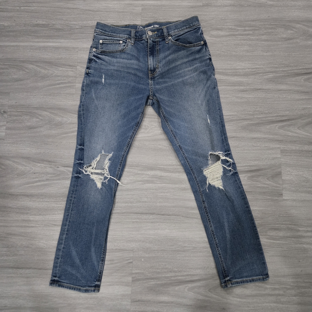 Original Use Men's Ripped Blue Skinny Jeans